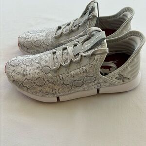 Reebok Gray Snakeskin Sneakers